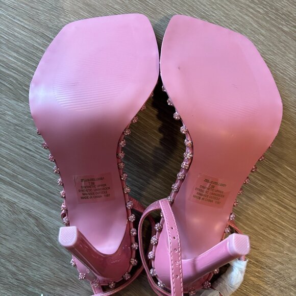 Steve Madden STEVE MADDEN Zelle Womens Patent Square Toe Heels - U.S. Womens 7.5 - Picture 5 of 5